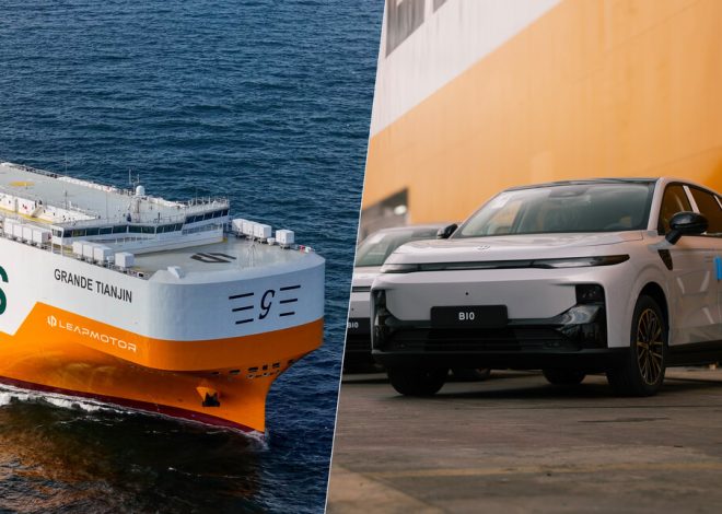 Leapmotor sigue los pasos de BYD y ya cuenta con un superbarco para enviar 2.500 coches eléctricos a Europa